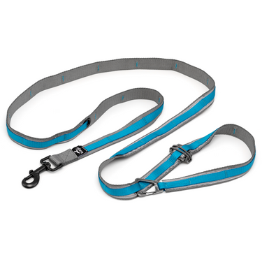 Quantum Leash Black is a long dog leash that can also be used as hands free leash and running dog leash